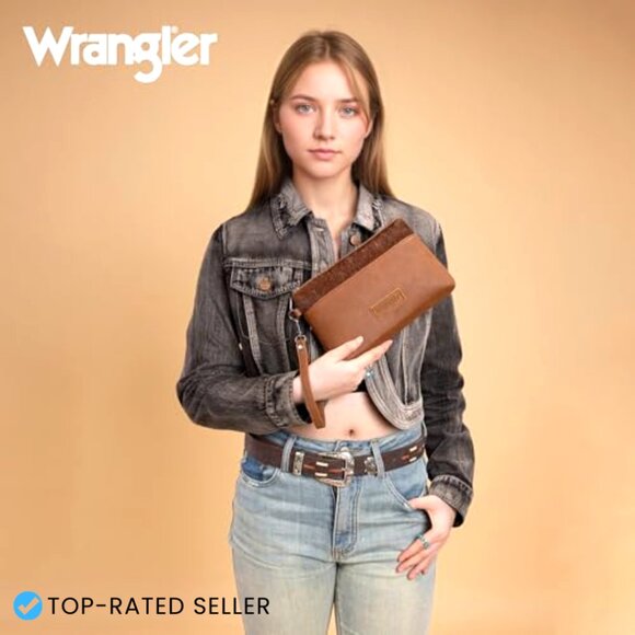Large Capacity Wristlet Clutch Minimalist Chic Detachable Strap Phone Organizer
